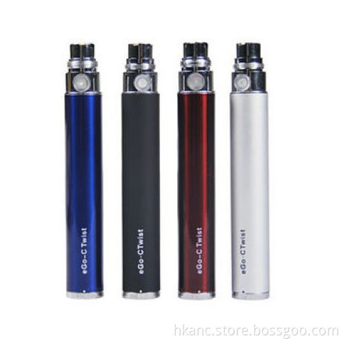 eGo Twist Electronic Cigarette Starter Kit, 3.2 to 4.8V Variable Voltage with Different Capacity
